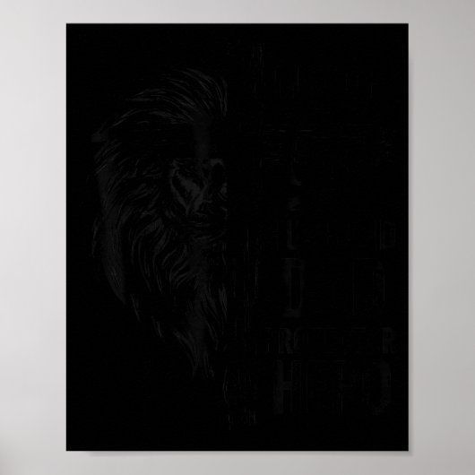 Christelijk Kruis Man God Echtgenoot Geloof Ontwer Poster (Voorkant)