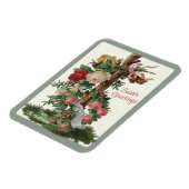  Christelijk Kruis met Flowers Custom Easter Magneet (Linkerzijde)