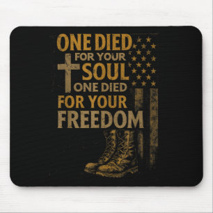 Christelijk Kruis Militaire Veteraan Amerikaanse V Muismat