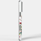 Christelijk kruis omcirkeld met kunstzinnige lente Case-Mate iPhone case (Achterkant / Rechts)