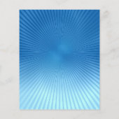 Christelijk Kruis op blauwe achtergrond Flyer (Achterkant)