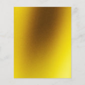 Christelijk kruis op gouden achtergrond flyer (Achterkant)