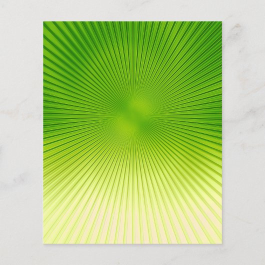 Christelijk Kruis op groene achtergrond Flyer (Achterkant)