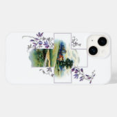 Christelijk kruis op het platteland Case-Mate iPhone case (Achterkant (horizontaal))