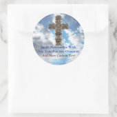 Christelijk kruis op prachtige Stickers aan de hem (Tas)