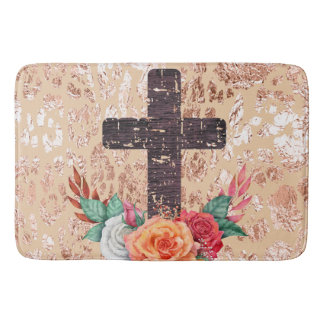 Christelijk Kruis Pasen Jezus Baptist Katholieke L Badmat