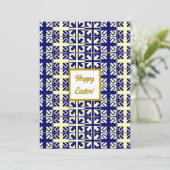 Christelijk Kruis Patroon 2 Feestdagenkaart (Staand voorkant)