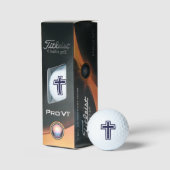 Christelijk Kruis Symbool Geloof & Gemeenschap Golfballen (Verpakking)