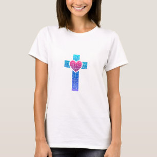Christelijk kruis t-shirt