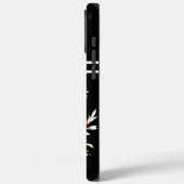 Christelijk kruis versierd met levendige voorjaars Case-Mate iPhone case (Achterkant / Links)