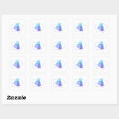 Christelijk Kruis Vierkante Sticker (Vel)