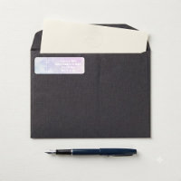 Christelijk Kruis Waterverf Retouradres Label