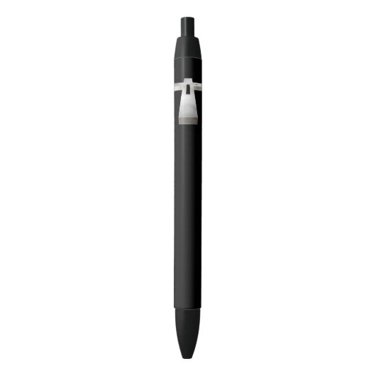Christelijk kruis zwarte inkt pen (Voorkant Verticaal)