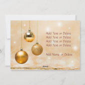 Christelijk kruisaangepast fotoscript, rood Kerstm Feestdagenkaart (Achterkant)