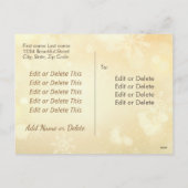 Christelijk kruisaangepast kerstrood met fotoscrip feestdagenkaart (Achterkant)