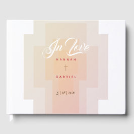 Christelijk kruisingse gastboek gastenboek