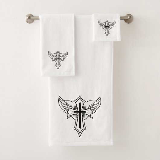 Christelijk kruisje bad handdoek (Insitu)