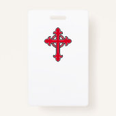 Christelijk kruisje badge (Voorkant)