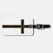 Christelijk kruisje bagagelabel (Voorkant horizontaal)