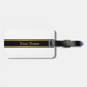 Christelijk kruisje bagagelabel (Achterkant horizontaal)