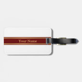 Christelijk kruisje bagagelabel (Achterkant horizontaal)