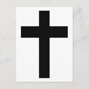 Christelijk kruisje briefkaart