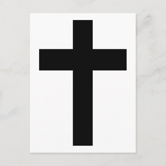 Christelijk kruisje briefkaart (Voorkant)