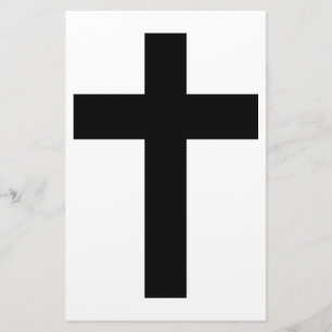Christelijk kruisje briefpapier