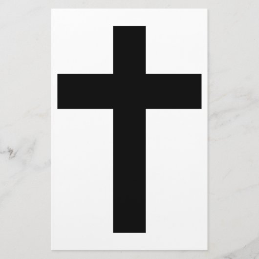 Christelijk kruisje briefpapier (Voorkant)