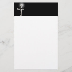 Christelijk kruisje briefpapier