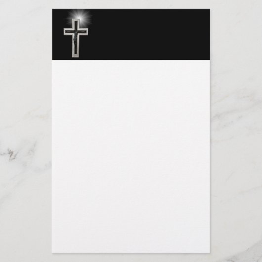 Christelijk kruisje briefpapier (Voorkant)