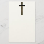 Christelijk kruisje briefpapier (Voorkant)