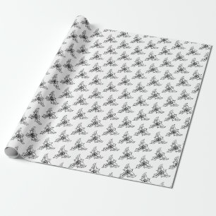 Christelijk kruisje cadeaupapier