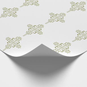 Christelijk kruisje cadeaupapier