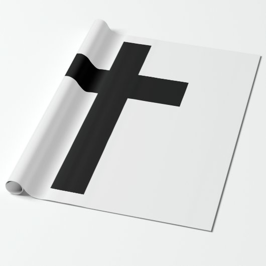 Christelijk kruisje cadeaupapier (Uitgerold)