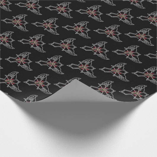 Christelijk kruisje cadeaupapier (Hoek)