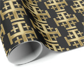 Christelijk kruisje cadeaupapier (Rol Hoek)