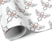 Christelijk kruisje cadeaupapier (Rol Hoek)