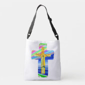 Christelijk kruisje crossbody tas (Achterkant)
