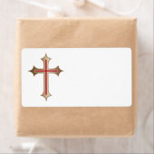 Christelijk kruisje etiket (Insitu)