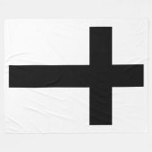 Christelijk kruisje fleece deken (Voorkant (Horizontaal))