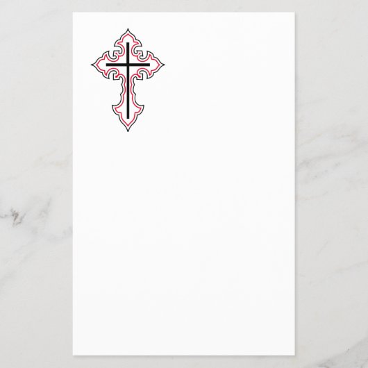 Christelijk kruisje flyer (Voorkant)