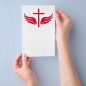 Christelijk kruisje flyer (Hand)