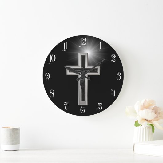 Christelijk kruisje grote klok (Huis)
