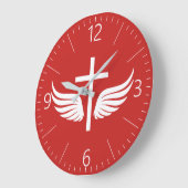 Christelijk kruisje grote klok (Hoek)