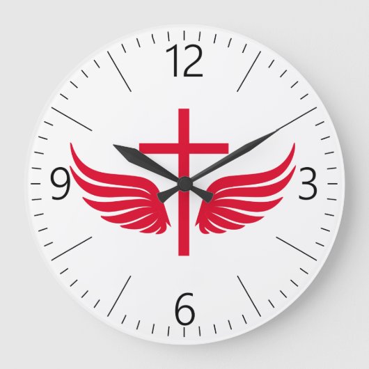 Christelijk kruisje grote klok (Voorkant)