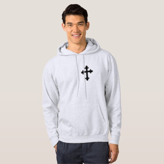 Christelijk kruisje hoodie (Voorkant volledig)