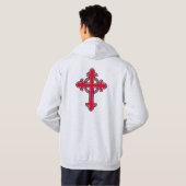 Christelijk kruisje hoodie (Achterkant volledig)