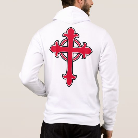 Christelijk kruisje hoodie (Achterkant)