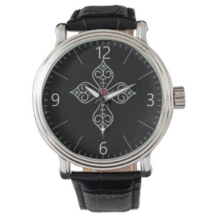 Christelijk kruisje horloge